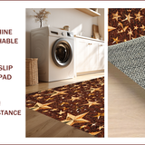 Ultra Soft Area Rug, Non Slip, Stain Resistant, Washable Area Rugs for Living Room, Bedroom, Rustic Brown Farmhouse Hallway Non-Slip Runner(Brown)