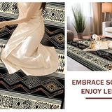 Elegant Black and White Lattice(Black)