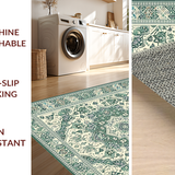 Contemporary Sage Green Geometric Style(Green)