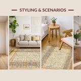 Chic Contemporary Deer Patterned(Beige)