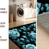 Lush Floral Motif with Depth(Blue)