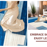 Artistic Modern Blue Tones Design(Blue)