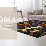Contemporary Floral(Black)
