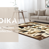 Charming Earthy Abstract Motif(Beige)