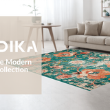 Chic Floral Geometric Fusion(Green)