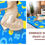 Dynamic Colorful Character and Figure Layout(Blue)