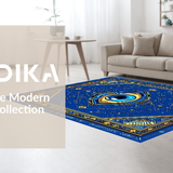 Luxurious Black Abstract(Blue)