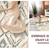 Chic White Diamond Motif(Beige)