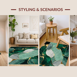 Luxe Gray Fluid Design Element(Green)