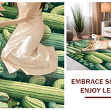 Elegant Pastel Leaf Motif(Green)