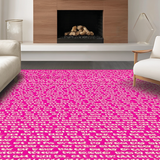 Ultra Soft Area Rug, Non Slip, Stain Resistant, Washable Area Rugs for Living Room, Bedroom, Vibrant Modern Playful Design(Black)