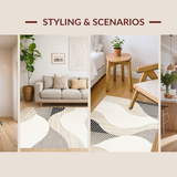Artistic Ivory Swirl Aesthetic(Beige)