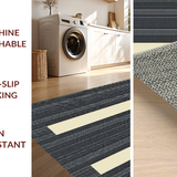 Ultra Soft Area Rug, Non Slip, Stain Resistant, Washable Area Rugs for Living Room, Bedroom, Rustic Animal Print Decorative Piece(Gray)