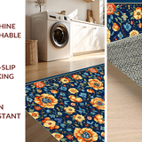 Ornate Floral Geometric Fusion(Blue)