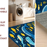 Colorful Whale Alphabet Aesthetic(Blue)