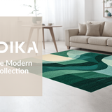 Chic Textured Geometric Form(Green)