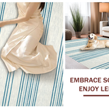 Inviting Earth Tone Stripe Appeal(Beige)