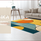 Ultra Soft Area Rug, Non Slip, Stain Resistant, Washable Area Rugs for Living Room, Bedroom, Non-Slip Vibrant Meditation Space Tufted Rug(Yellow)