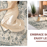 Cozy Textured Low Pile Aesthetic(Beige)