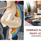 Chic Double Rainbow Contemporary Look(Gray)