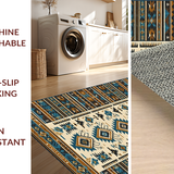 Cozy Textured Ethnic Print Fabric(Beige)