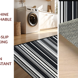 Chic Monochrome Striped Elegance(Black)