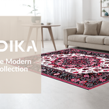 Sophisticated Round Geometric Accent(Black)