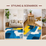 Contemporary Fluid Art Design(Blue)