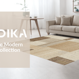 Ultra Soft Area Rug, Non Slip, Stain Resistant, Washable Area Rugs for Living Room, Bedroom, Contemporary Soft Natural Palette(Beige)