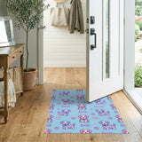 Rainbow Puppy Kids Washable Area Rug