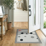Cute Kawaii Cat Face Area Rug