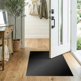 Dark Grey Abstract Area Rug