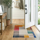 Vibrant Geometric Multi-Color No. 28 Area Rug