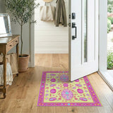 Whimsical Easter Egg Multi-Color Area Rug