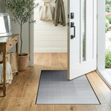 Black White Gradient Abstract Area Rug