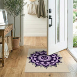 Geometric Modern Intricate Purple Mandala Area Rug