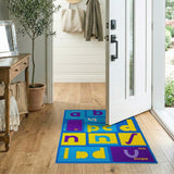 Colorful Kids Alphabet Learning Rug
