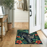 Jungle Tabby Cat Area Rug