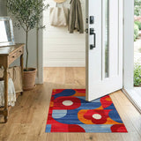 Vibrant Multi-Color Geometric No. 5 Area Rug