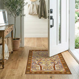 Multi-color and Patterns Golden Tree of Life Persian Area Rug