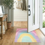 Pastel Rainbow Arch Area Rug
