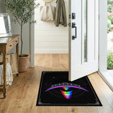 Cosmic Rainbow Vortex Bridge Area Rug