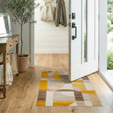 Geometric Modern Modern Geometric Overlapping Circles Area Rug