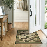 School of Striped Bass Fish Area Rug