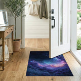Multi-color and Patterns Cosmic Nebula Galaxy Area Rug
