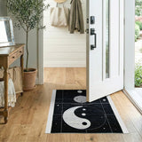 Cosmic Yin-Yang Geometric Area Rug