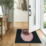Pink Ballet Slipper Area Rug