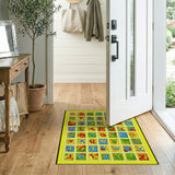 Vibrant ABC Alphabet Kids Learning Rug