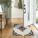 Ornate Multi-Color Persian Medallion Rug