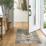 Evil Eye Tribal Geometric Area Rug